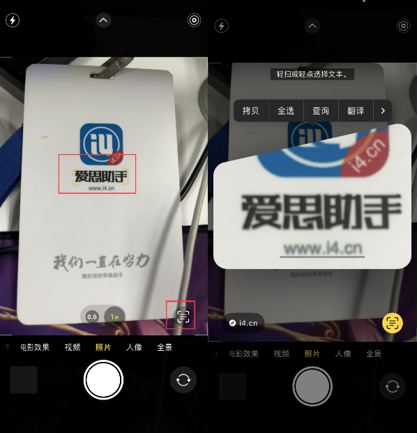 清河苹果手机维修分享升级iOS 16后如何通过相机翻译文本 