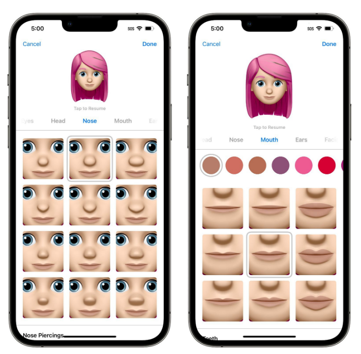 清河苹果手机维修分享​iOS 16中的拟我表情有了哪些变化和升级 