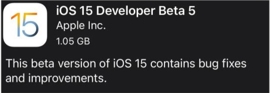 清河苹果手机维修分享如何升级到iOS15.0 beta5 